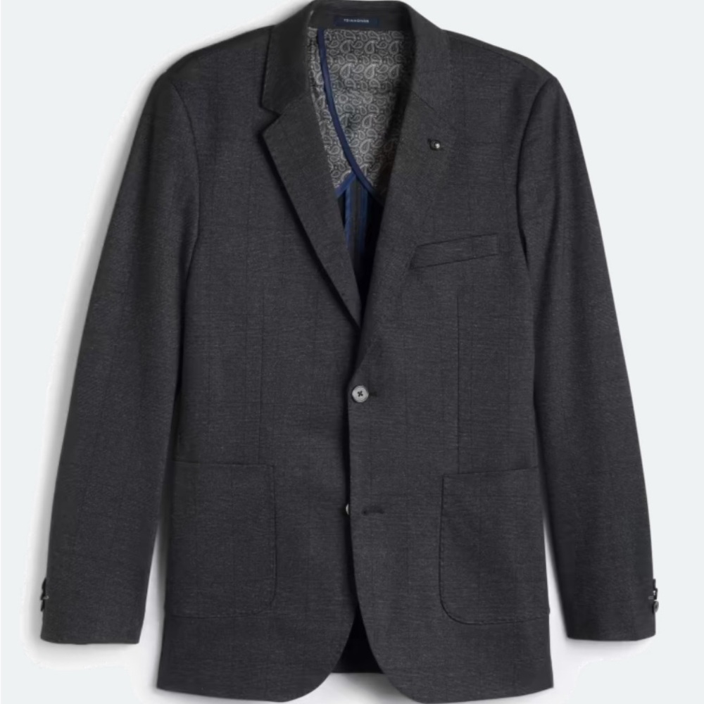 7 Diamonds Brown Sport Coat with Notched Lapels